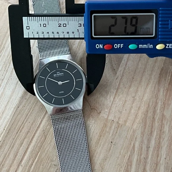 Skagen Steel Denmark Ladies Watch Black Dial Stainless Adjustable Bracelet Skagen Steel Denmark Ladies Watch Black Dial Stainless  main image 3